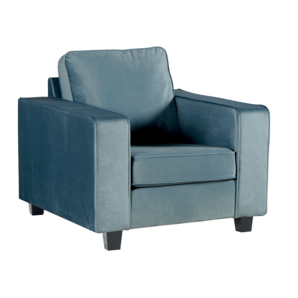 Fauteuil ZOOM bleu pétrole