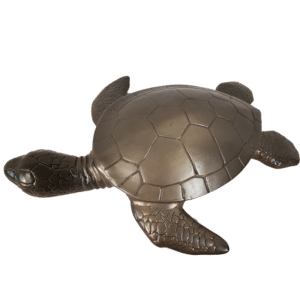 Tortue en aluminium