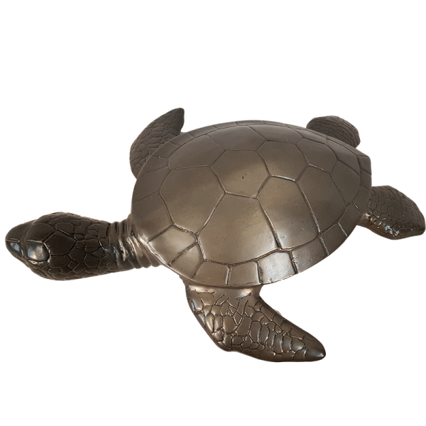 Tortue en aluminium