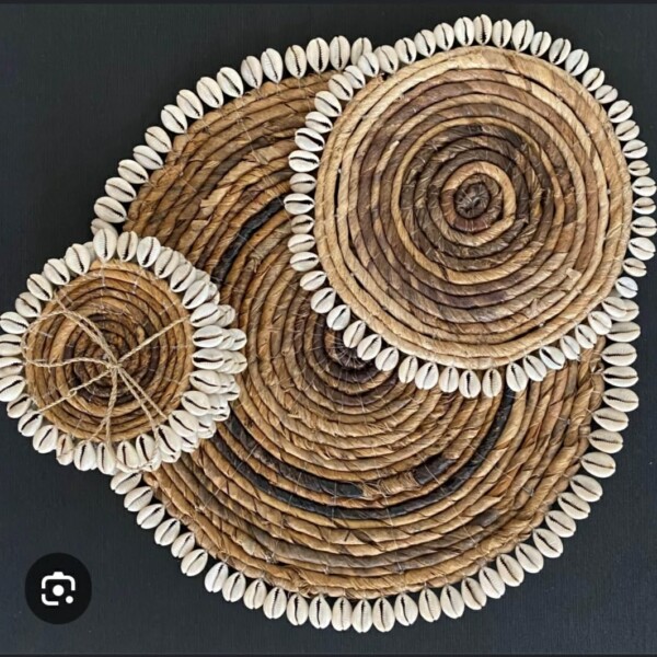 Set de Table Nature et Gris Foncé