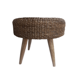 Tabouret rond en Jacinthe