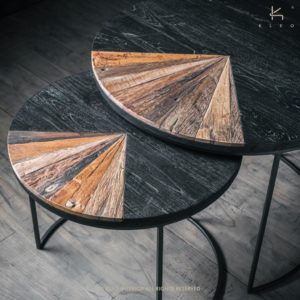 TABLE GIGOGNE COLLECTION CONTEMPORAIN RONDE