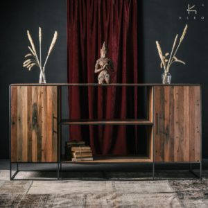 Buffet CONTEMPORAIN 2 portes, 2 niches