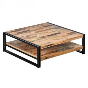 TABLE BASSE 2 PLATEAUX SAMUDRA