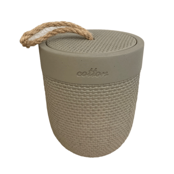 ENSEMBLE SET DE SALLE DE BAIN / TOILETTE ROND GRIS CLAIR