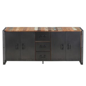 BUFFET 4 PORTES 3 TIROIRS EDITO