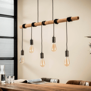 Suspension 5 ampoules en bambou