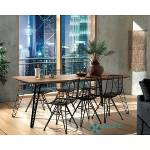 Table de repas FAIRLEY teck massif 220 cm