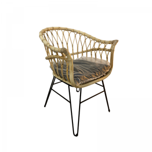 FAUTEUIL EN ROTIN NATUREL