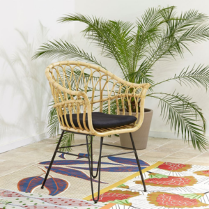 FAUTEUIL EN ROTIN NATUREL