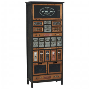 ARMOIRE HAROLD 21 TIROIRS 1 PORTE
