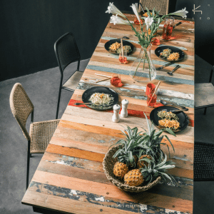 TABLE DE REPAS EXTENSIBLE ART