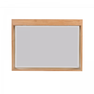 MIROIR RECTANGULAIRE AVEC BANDEAU INTÉGRÉ 80 X 77 CM