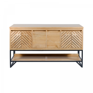 MEUBLE DE SALLE DE BAIN SPLASH 2 PORTES 2 TIROIRS 1 NICHE 140 CM