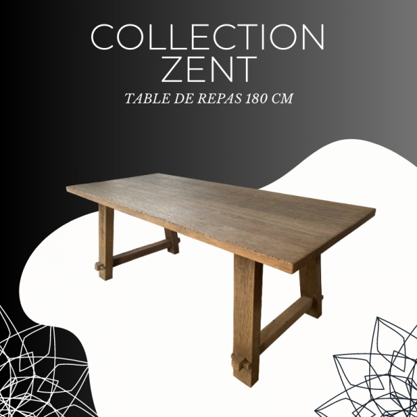 TABLE DE REPAS ZENT 180 CM