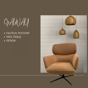 FAUTEUIL PIVOTANT GALWAY