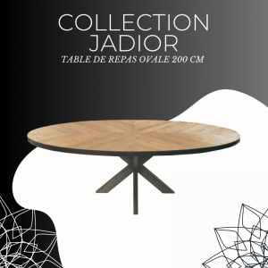 TABLE DE REPAS OVALE JADIOR