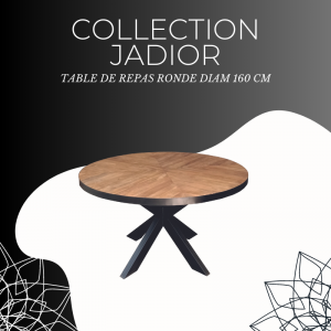 TABLE DE REPAS RONDE 160 CM JADIOR