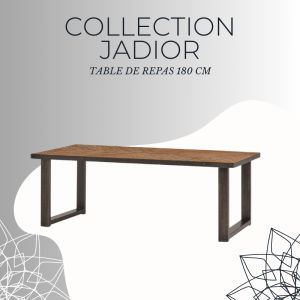 TABLE DE REPAS RECTANGULAIRE JADIOR 180 CM