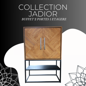 BUFFET 2 PORTES JADIOR NOIR