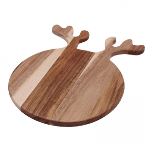 PLANCHE TETE DE CERF EN ACACIA