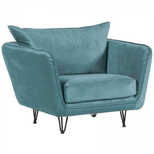FAUTEUIL HASTING BLEU PETROLE