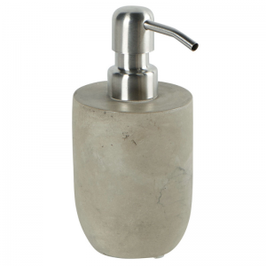DISTRIBUTEUR DE SAVON EN CIMENT GRIS CLAIR