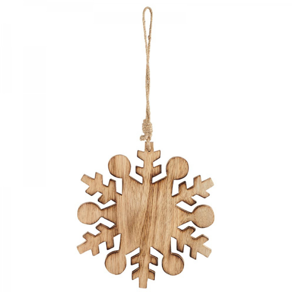 FLOCON EN BOIS 13 X 15 CM