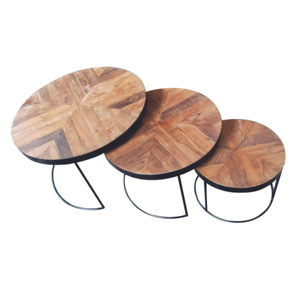 SET DE 3 TABLES BASSES GIGOGNES JADIOR
