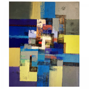 PEINTURE ACRYLIQUE ABSTRAITE