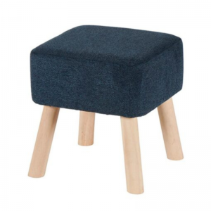 POUF BOWIE CARRÉ BLEU
