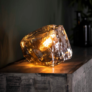 LAMPE DE TABLE ROCK CHROMÉE