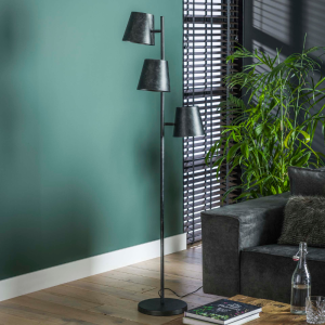 LAMPADAIRE KINETIC 3 ABATS-JOUR EN METAL