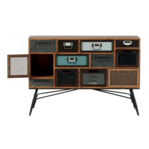 COMMODE DECO HAROLD 11 TIROIRS 1 PORTE