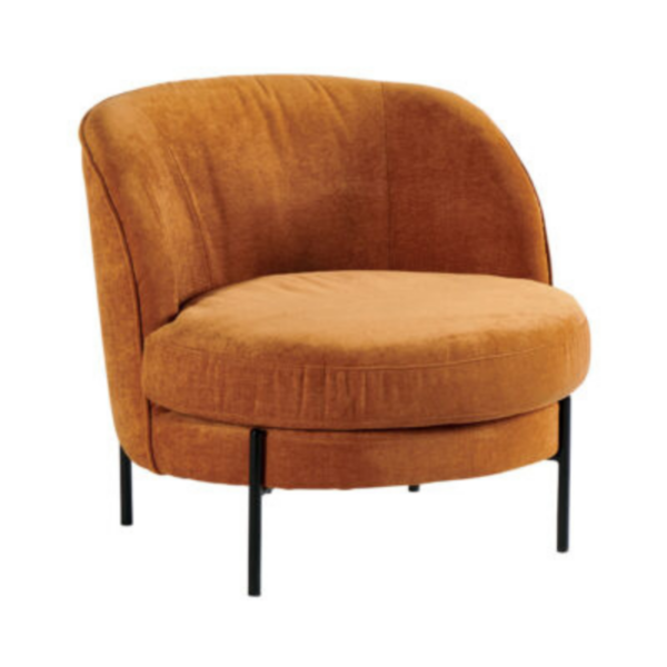 FAUTEUIL LEONI ROUILLE