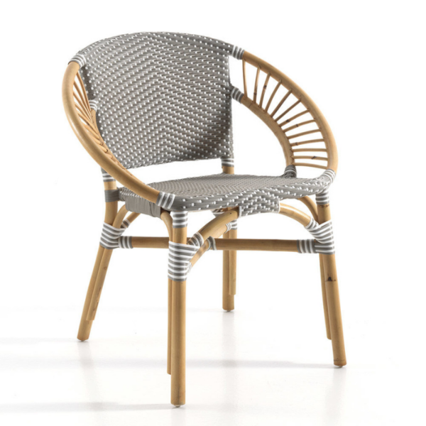 CHAISE BISTRO ROTIN JAWIT