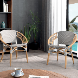 CHAISE BISTRO ROTIN JAWIT