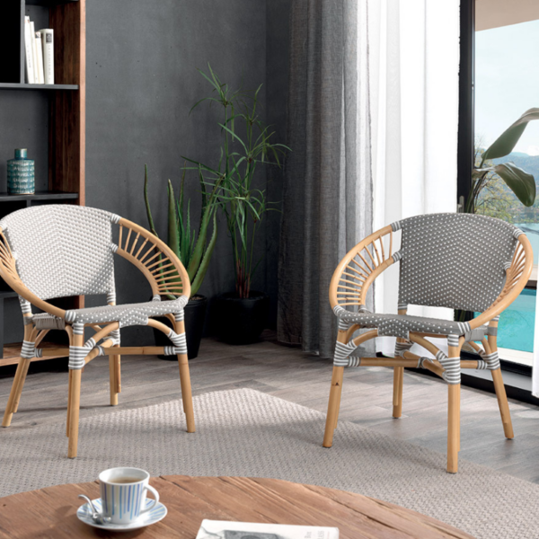 CHAISE BISTRO ROTIN JAWIT