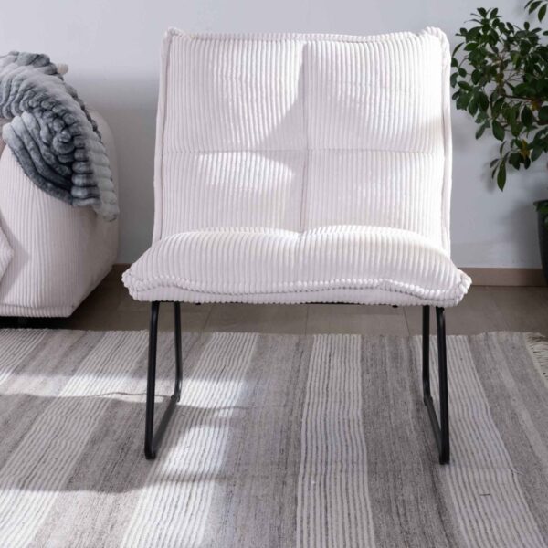 FAUTEUIL CALVIN BLANC