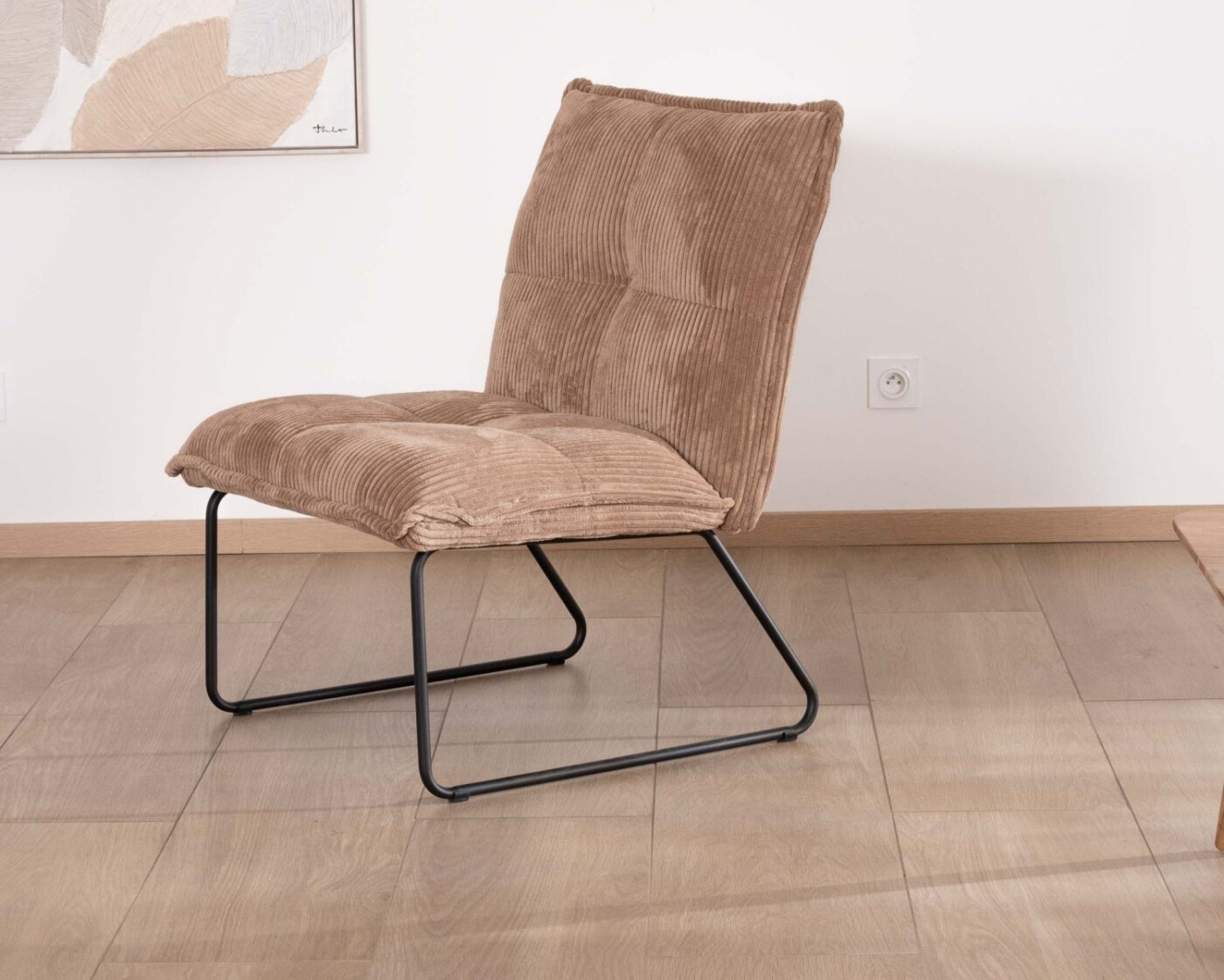 FAUTEUIL CALVIN CAMEL – Image 2