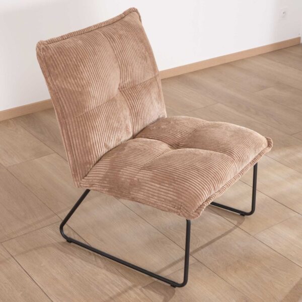 FAUTEUIL CALVIN CAMEL