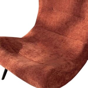 FAUTEUIL CASPE TERRACOTTA AVEC REPOSE PIEDS