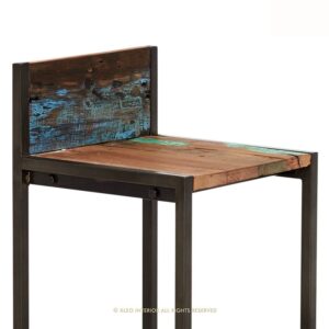 TABOURET DE BAR EDITO AVEC DOSSIER