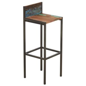 TABOURET DE BAR EDITO AVEC DOSSIER