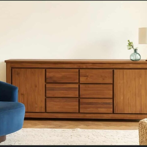 BUFFET DAVE EN TECK RECYCLÉ