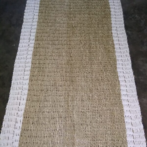 TAPIS RECTANGLE EN JONC DE MER