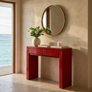 CONSOLE RUSTIQUE MINIMALISTE 120CM