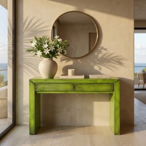 CONSOLE RUSTIQUE MINIMALISTE 120CM