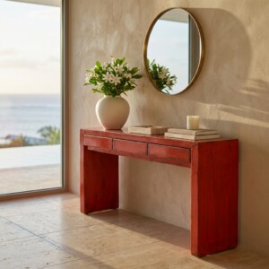 CONSOLE RUSTIQUE MINIMALISTE 150CM