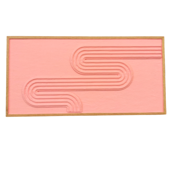 PANNEAU MURAL ROSE KALA